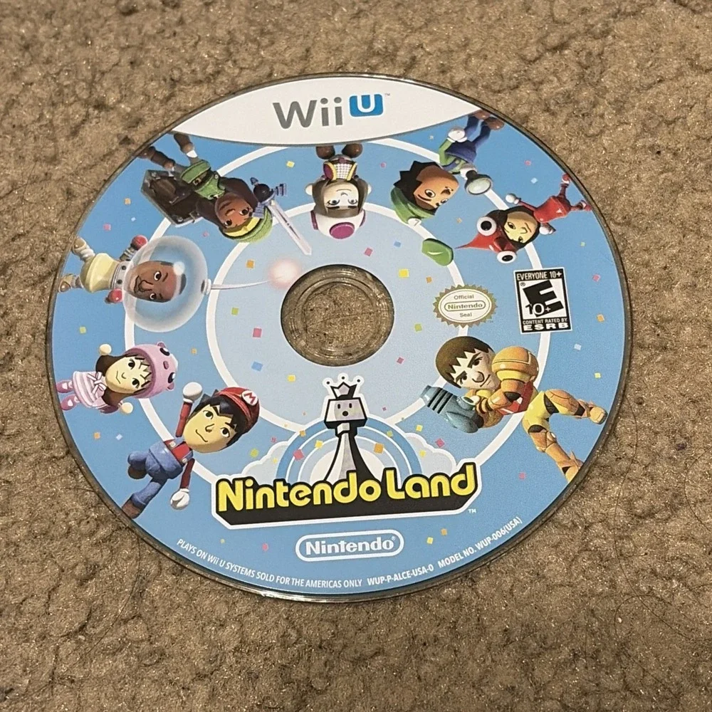 Nintendo Wii U Mario Kart 8 Nintendo Land Complete W/ Manual